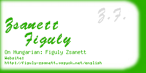 zsanett figuly business card